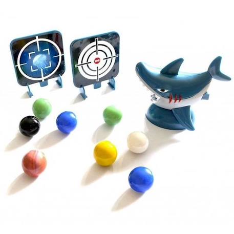 Lanceur à billes - BUKI FRANCE - Requin - Intérieur - Enfant - 6 ans BLEU 2 - vertbaudet enfant 