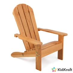 Chambre et rangement-Chaise Adirondack pour Enfant - Kidkraft - Bois Massif - Marron - Extérieur