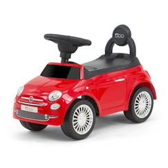 Jouet-Premier âge-Bascules, chariots de marche, trotteurs et porteurs-Porteur Milly Mally Fiat 500 Rouge