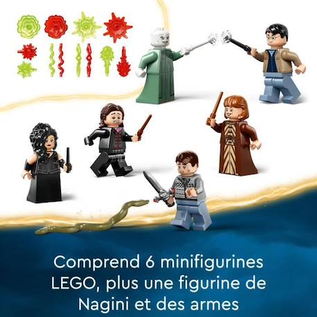 LEGO® Harry Potter 76415 La Bataille de Poudlard, Jouet de Château avec Minifigurine Voldemort BEIGE 4 - vertbaudet enfant 
