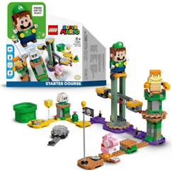 Jouet-Jeux d'imagination-LEGO® 71387 Super Mario Pack de Démarrage Les Aventures de Luigi, Jeu Interactif de Construction