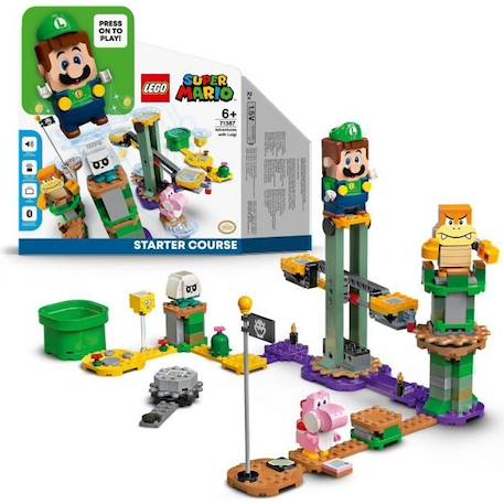 LEGO® 71387 Super Mario Pack de Démarrage Les Aventures de Luigi, Jeu Interactif de Construction VERT 1 - vertbaudet enfant 