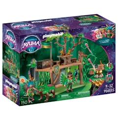 Jouet-Jeux d'imagination-PLAYMOBIL - 70805 - AYUMA - Camp d'entraînement des fées avec 2 figurines et animaux