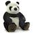 Peluche - ANIMA - Panda assis - 37 cm - Marron - Plush - Intérieur NOIR 1 - vertbaudet enfant 