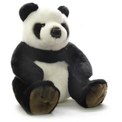 Jouet-Premier âge-Peluche - ANIMA - Panda assis - 37 cm - Marron - Plush - Intérieur