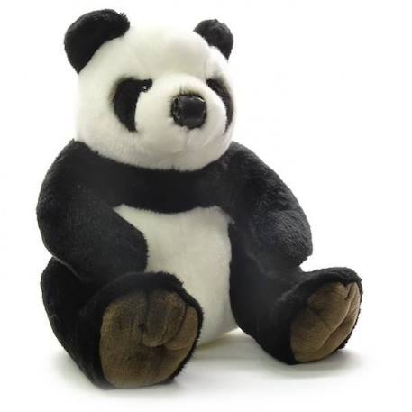 Peluche - ANIMA - Panda assis - 37 cm - Marron - Plush - Intérieur NOIR 1 - vertbaudet enfant 