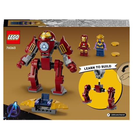 LEGO® Marvel 76263 La Hulkbuster d’Iron Man Contre Thanos, Jouet de Super-Héros Basée sur Avengers : Infinity War BLANC 6 - vertbaudet enfant 