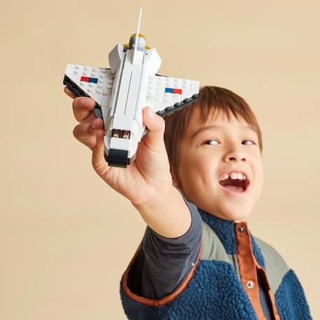 LEGO® Creator 3-en-1 31134 La Navette Spatiale, Jouet Figurine Astronaute avec Vaisseau, Enfants 6 Ans BLANC 6 - vertbaudet enfant 