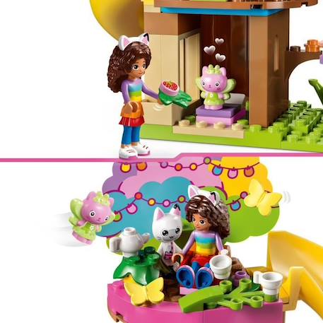 LEGO® Gabby et la Maison Magique 10787 La Fête au Jardin de Fée Minette, Jouet avec Figurines BLANC 3 - vertbaudet enfant 