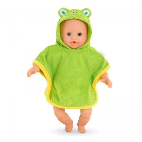 Cape de bain grenouille verte pour enfant de 3 ans et plus - Corolle VERT 3 - vertbaudet enfant 
