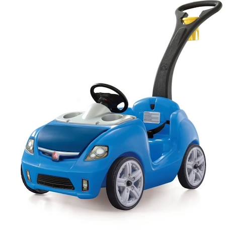 Porteur auto pour enfant Wisper Ride Step2 en bleu avec barre de poussée - dès 18 mois BLEU 2 - vertbaudet enfant 