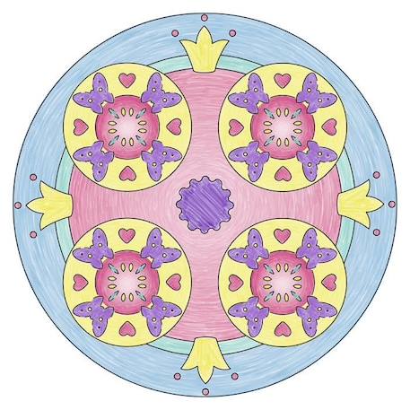 Ravensburger Mandala Design Licorne - Loisirs créatifs pour enfants dès 6 ans ROSE 2 - vertbaudet enfant 