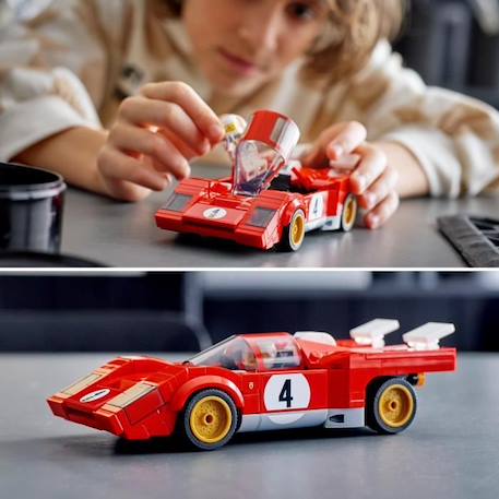 LEGO® 76906 Speed Champions 1970 Ferrari 512 M Modèle Réduit de Voiture de Course, Jouet de Construction pour Enfants ROUGE 5 - vertbaudet enfant 