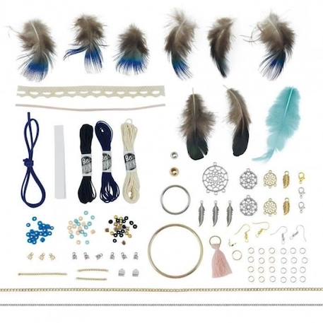 Kit de création de bijoux Attrape-rêves - BUKI FRANCE - 5 bijoux uniques - Dès 8 ans GRIS 2 - vertbaudet enfant 