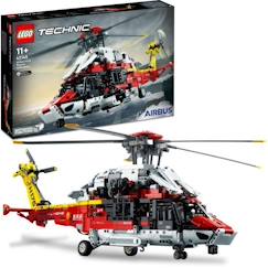 -LEGO 42145 Technic L’Hélicoptère de Secours Airbus H175, Jouet Hélicoptère, Maquette Éducative, Modélisme, Enfants Dès 11 Ans