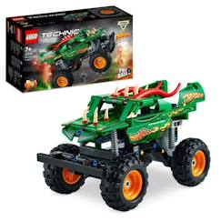 Jouet-Jeux d'imagination-Jeux de construction-LEGO® Technic 42149 Monster Jam Dragon, 2-en-1, Monster Truck Jouet, Voiture de Course