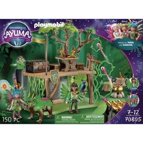 PLAYMOBIL - 70805 - AYUMA - Camp d'entraînement des fées avec 2 figurines et animaux VERT 6 - vertbaudet enfant 