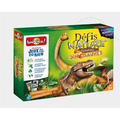 Jouet-Jeux de société-Bioviva - Défis Nature Grand jeu Dinosaures