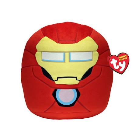 Peluche Squish a boos Small Iron Man de Marvel - TY - Pour Enfant - Multicolore BLANC 1 - vertbaudet enfant 