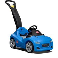 Jouet-Premier âge-Step2 - Push Whisper Ride - Voiture Enfant Porteur Auto bleu