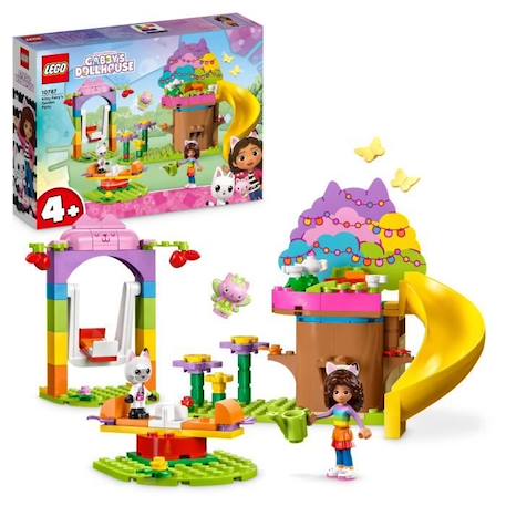 LEGO® Gabby et la Maison Magique 10787 La Fête au Jardin de Fée Minette, Jouet avec Figurines BLANC 1 - vertbaudet enfant 