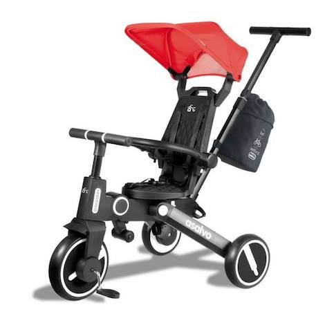 Asalvo - Tricycle Discovery - rouge BLANC 1 - vertbaudet enfant 