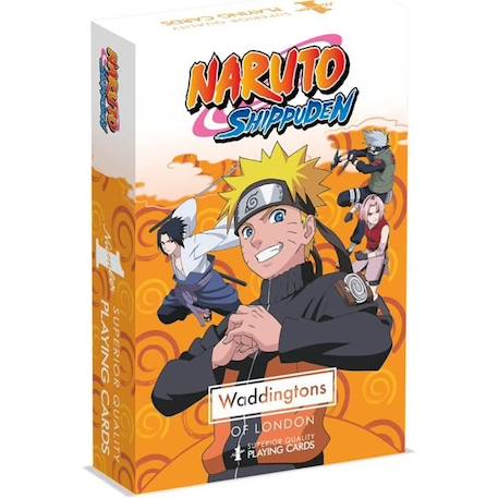 Jeu de cartes Naruto - Winning Moves - 54 cartes - Multicolore - Enfant - 5 ans ORANGE 1 - vertbaudet enfant 