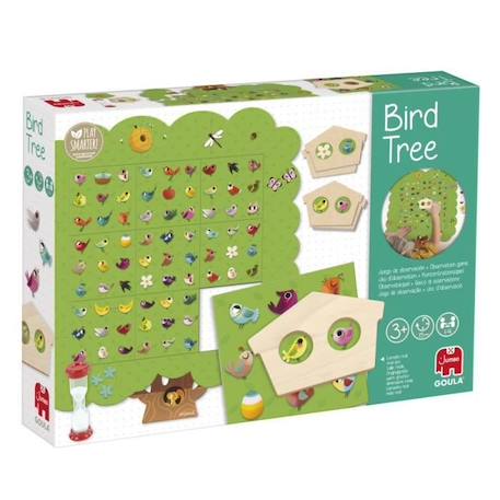 Jeu éducatif pour enfants - Goula - Birds Tree - Observation dès 3 ans - Multicolore - Jeu de plateau BLANC 1 - vertbaudet enfant 