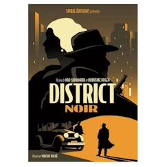 -Jeu de société District Noir - Spiral Editions - BLACKROCK - 2 joueurs - 15 min - Mixte - Aqua