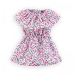 Jouet-Poupons et poupées-Poupons et accessoires-Robe Rose Fleurie pour Poupée Ma Corolle - Corolle