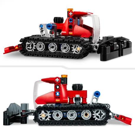 LEGO® Technic 42148 La Dameuse,  2-en-1, Jouet de Construction, avec Motoneige, Maquette Véhicule BLANC 4 - vertbaudet enfant 