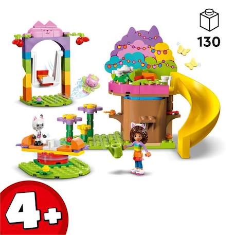 LEGO® Gabby et la Maison Magique 10787 La Fête au Jardin de Fée Minette, Jouet avec Figurines BLANC 2 - vertbaudet enfant 