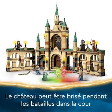 LEGO® Harry Potter 76415 La Bataille de Poudlard, Jouet de Château avec Minifigurine Voldemort BEIGE 5 - vertbaudet enfant 