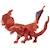 Figurine Themberchaud rouge convertible en d20 géant - Dungeons & Dragons - L'honneur des voleurs ROUGE 2 - vertbaudet enfant 