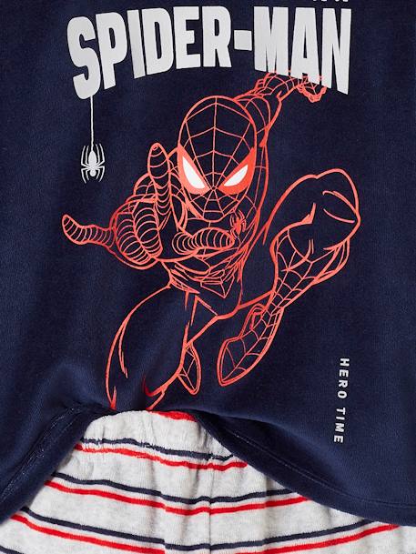 Pyjama garçon Marvel® Spider-Man en velours marine 4 - vertbaudet enfant 