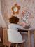 Bureau enfant cannage POESIE rose nude+vert 1 - vertbaudet enfant 