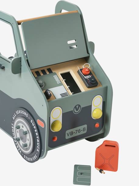Ma voiture à réparer en bois FSC® beige 12 - vertbaudet enfant 