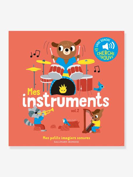 Les Instruments - Mes petits imagiers sonores - GALLIMARD JEUNESSE rouge 1 - vertbaudet enfant 