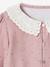 Blouse imprimée bébé col brodé vieux rose 3 - vertbaudet enfant 