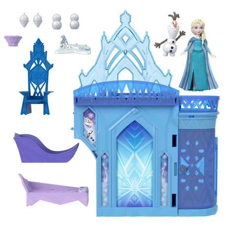 Princesse Disney - Reine Des Neiges - Coffret Histoire Chateau D'Elsa - Mini Univers - 3 Ans Et + BLANC 3 - vertbaudet enfant 