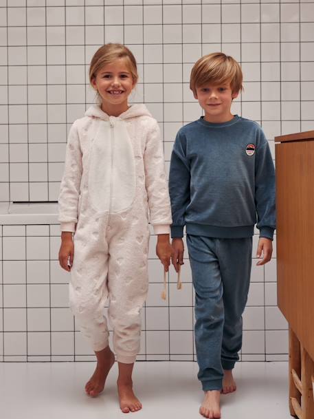 Pyjama Bébé Fille Garçon Satin Soie Enfant Manches Courtes Vêtements de  Nuit Deux Pièces Classique Loungewear-Pantalon Peignoir Enfant 140