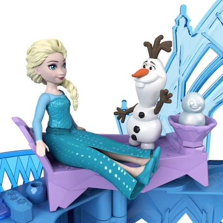 Princesse Disney - Reine Des Neiges - Coffret Histoire Chateau D'Elsa - Mini Univers - 3 Ans Et + BLANC 5 - vertbaudet enfant 