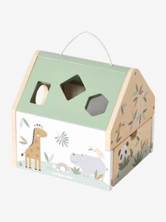 Idées cadeaux bébés et enfants-Maison des formes en bois FSC®