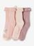 Coffret de Noël 3 paires de chaussettes bébé fille vieux rose 4 - vertbaudet enfant 