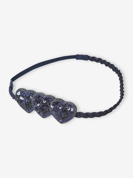 Headband cœurs à sequins fille  - vertbaudet enfant