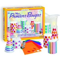 -Kit créatif Mes Premières Bougies - SENTOSPHERE - Fille - À partir de 8 ans
