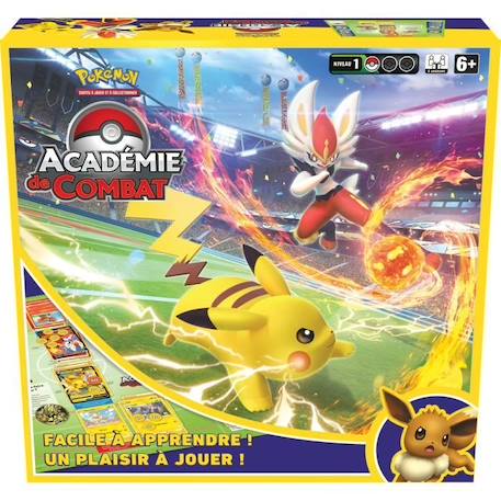 Pokémon Académie de combat - Jeux de société et Cartes à collectionner - À partir de 6 ans - 2 joueurs - 20 minutes JAUNE 1 - vertbaudet enfant 