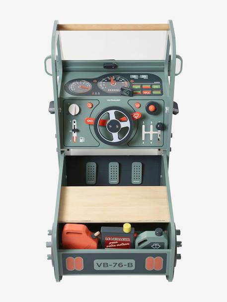 Ma voiture à réparer en bois FSC® beige 10 - vertbaudet enfant 