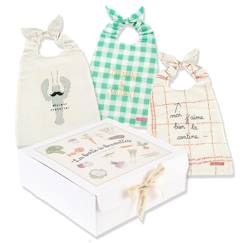 -Coffret cadeau bavoir élastiqué Gourmet