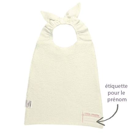 Bavoir élastiqué lin et coton bio* Radis Rose BEIGE 3 - vertbaudet enfant 